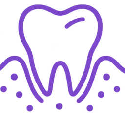 Pictogramă parodontologie - tratament gingival